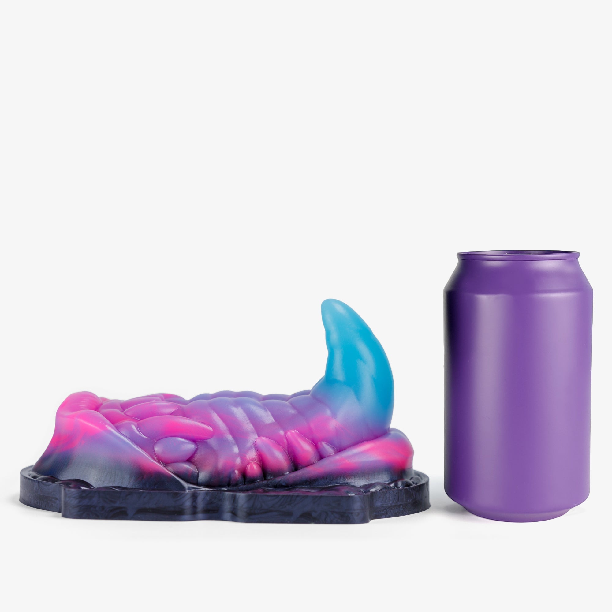 The maw grinder size comparison next to 330ml can.