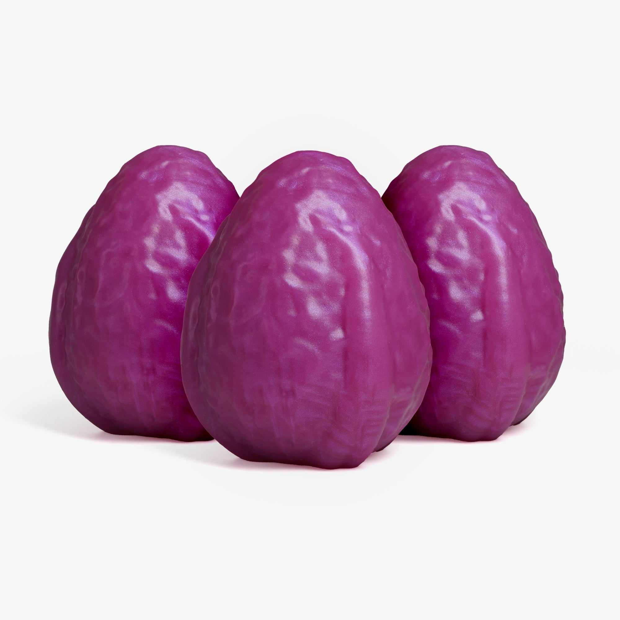 The alien egg ii (set of 3) ben wa balls & egg front on.