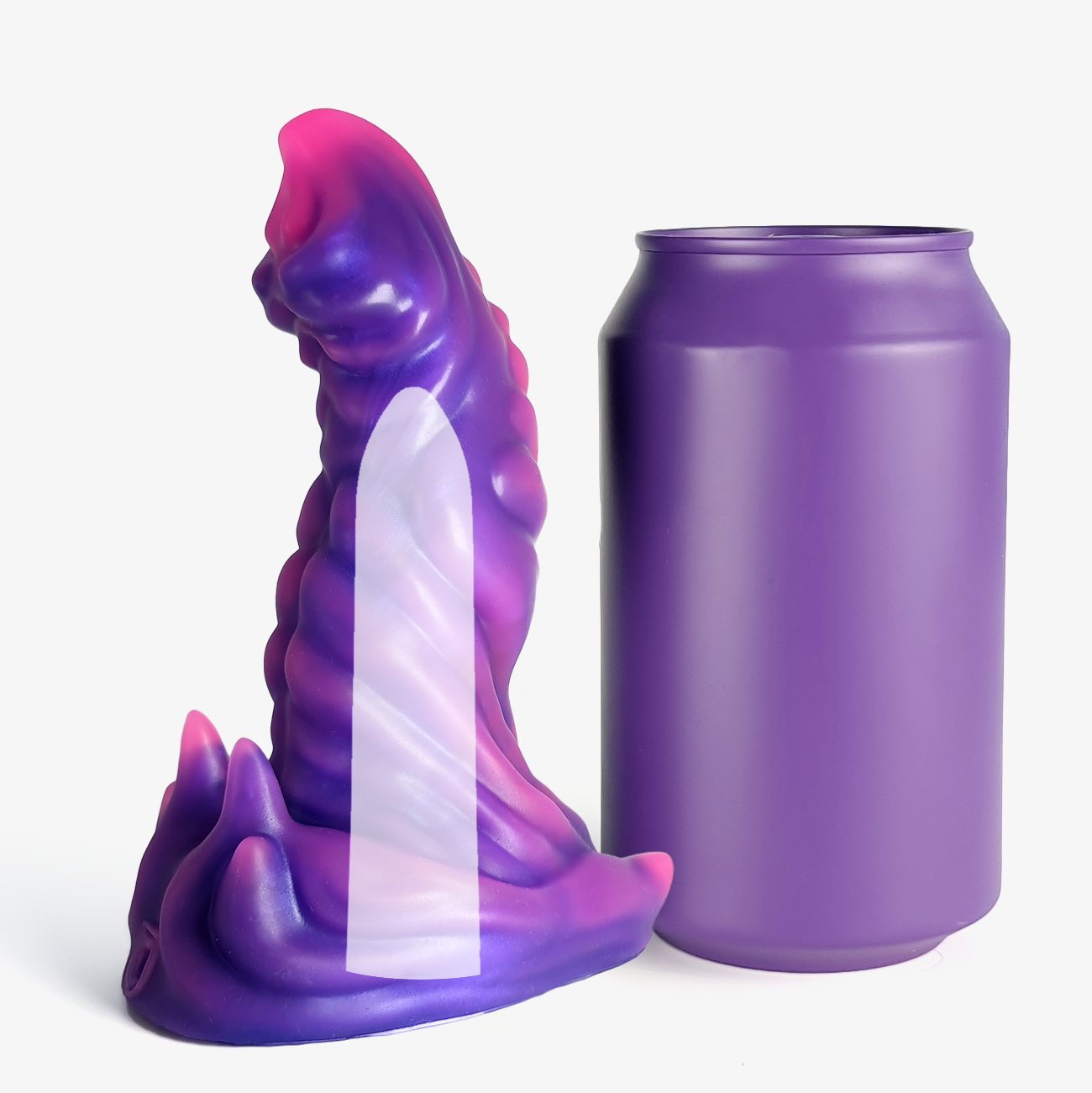 The arbora bullet sleeve size comparison next to 330ml can.