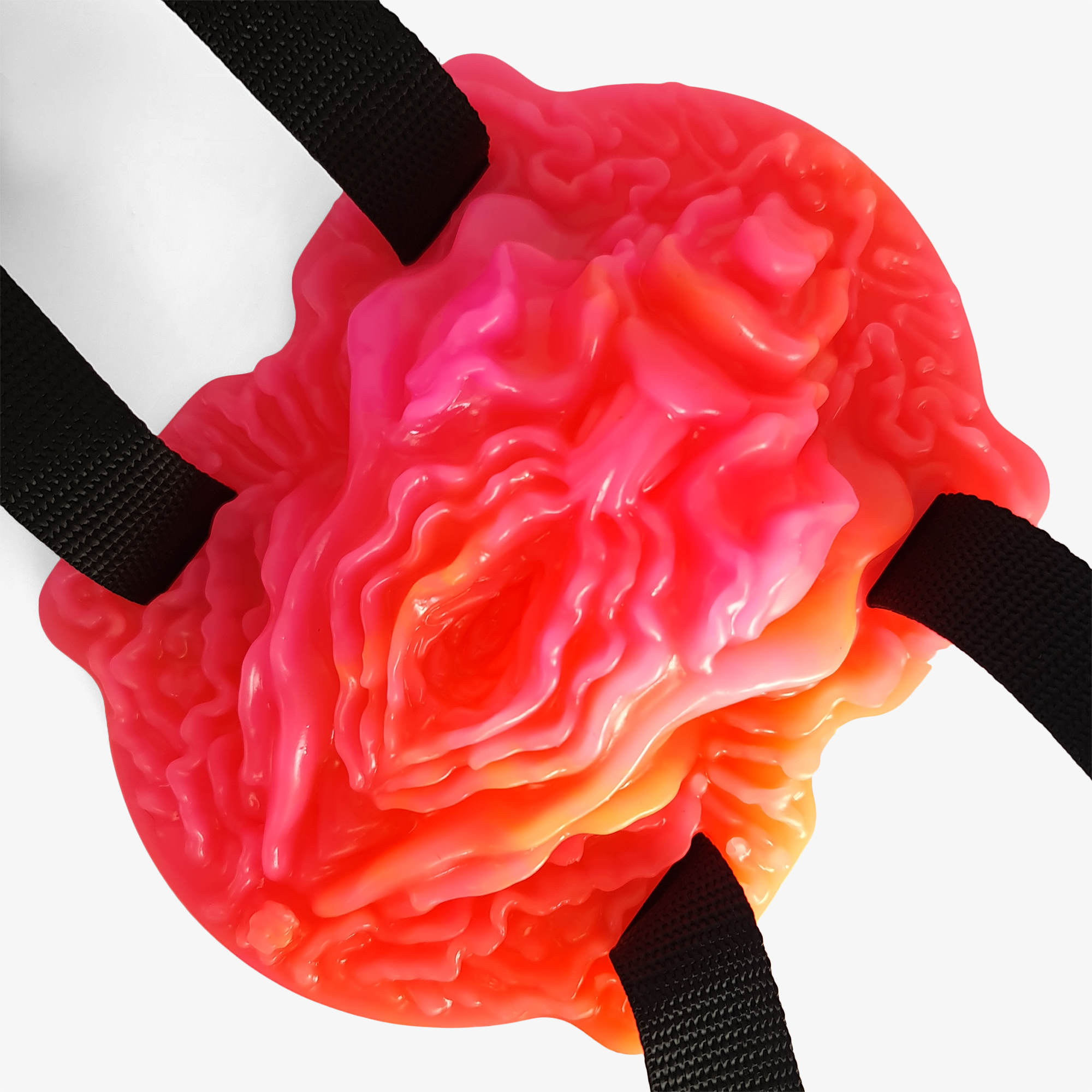 The synstyl grinder with straps.