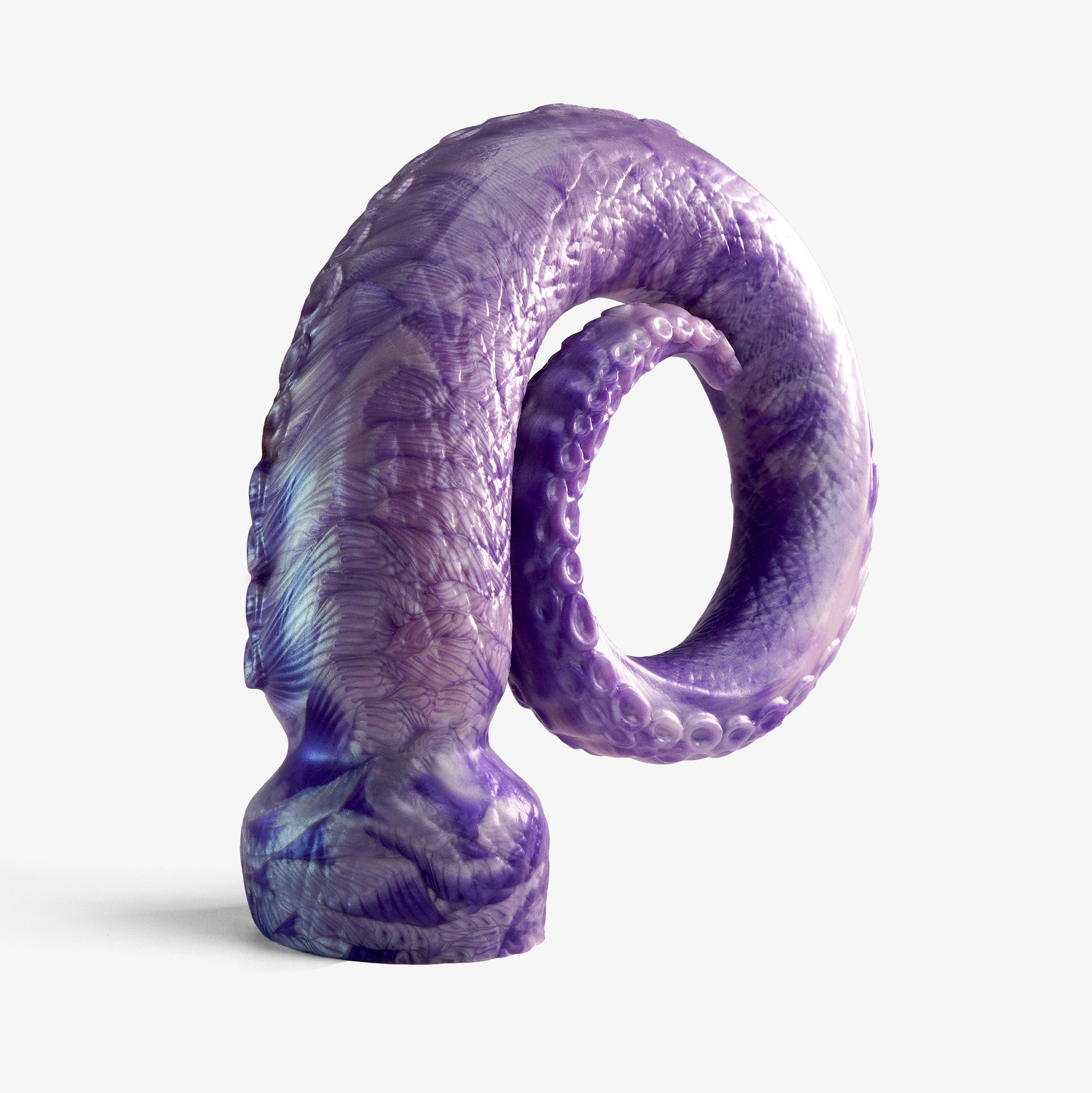 The tentacle depth trainer ii dildo curled around.