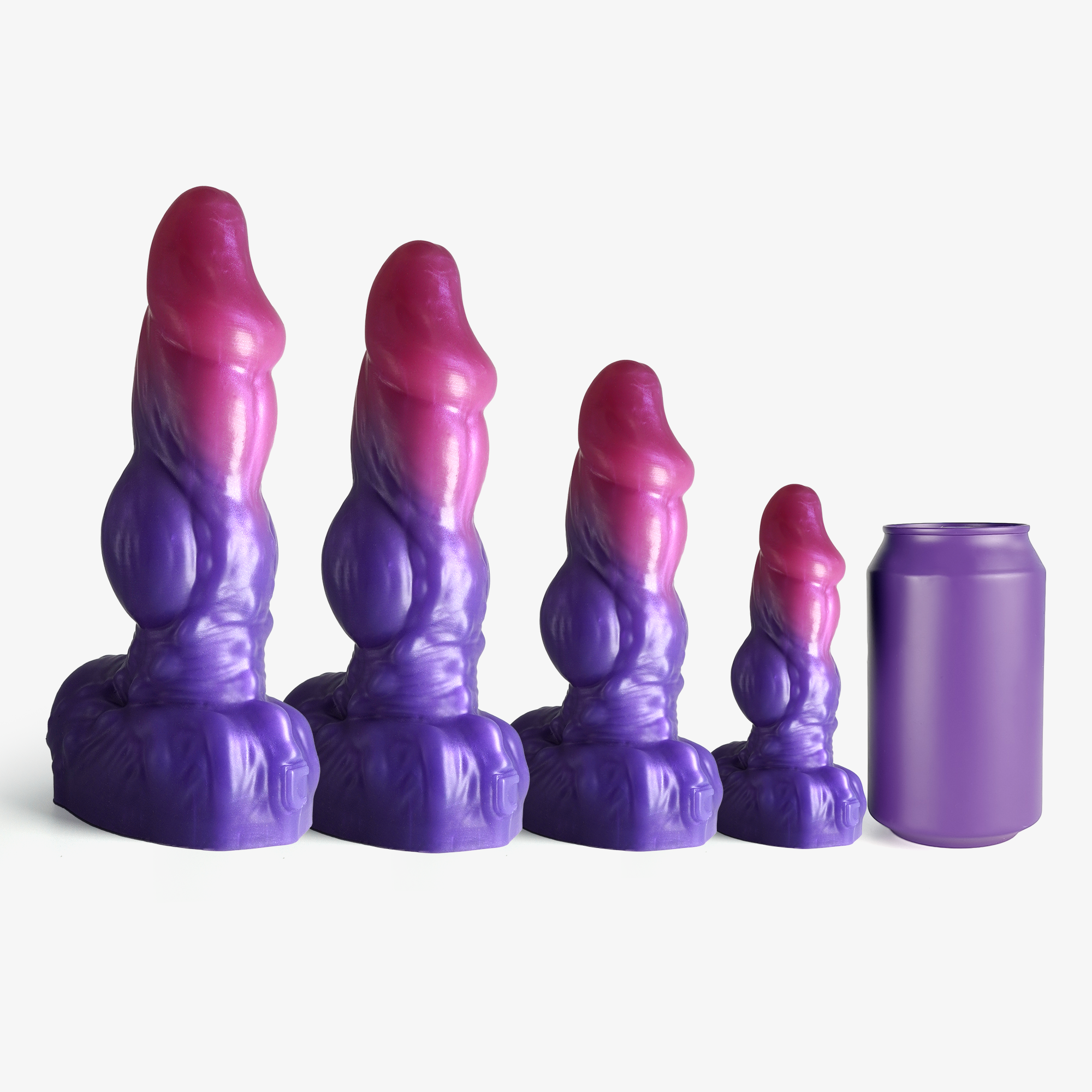 The werewolf iii dildo size comparison next to 330ml can.