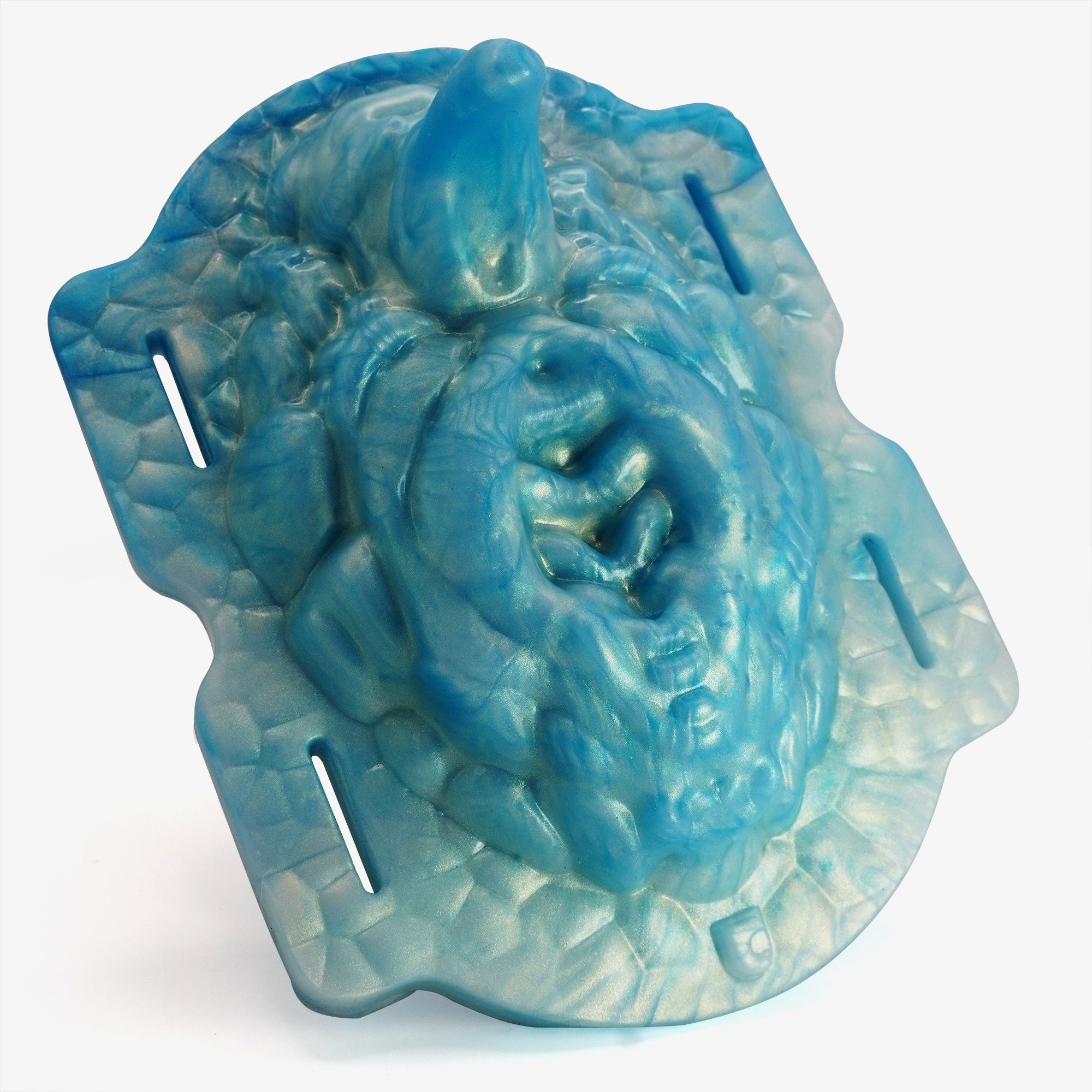 The coral keeper grinder front.