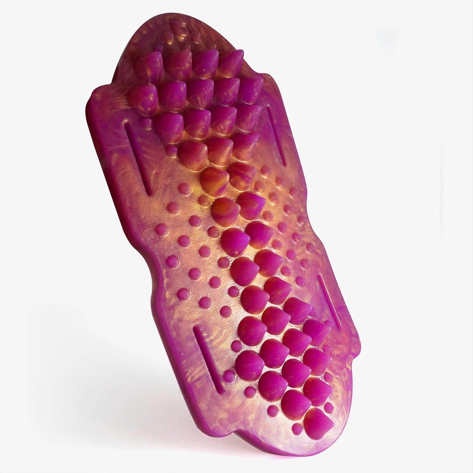 The spiked grinder front.