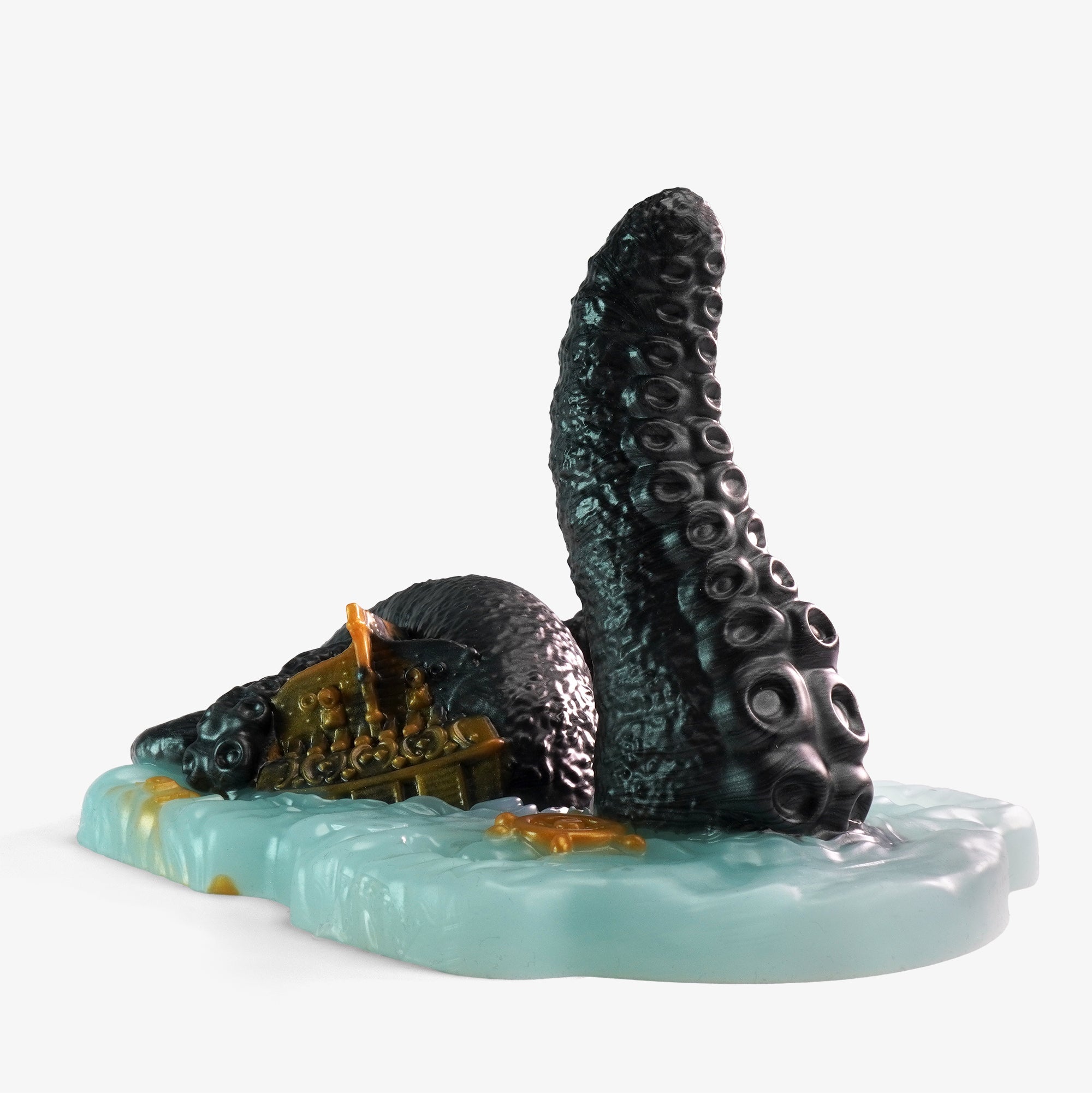 The tentacle grinder v laying down front.