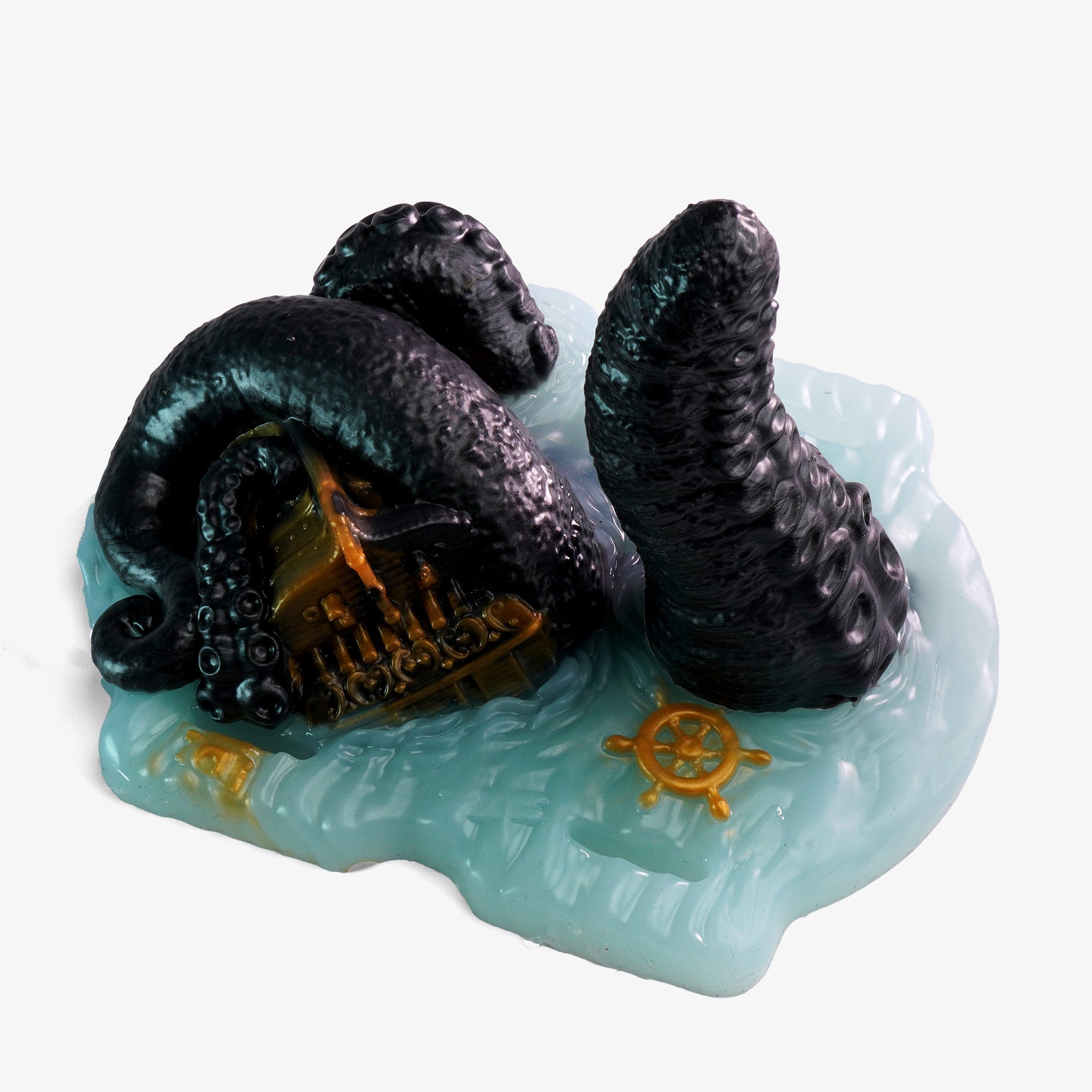 The tentacle grinder v laying down angle.