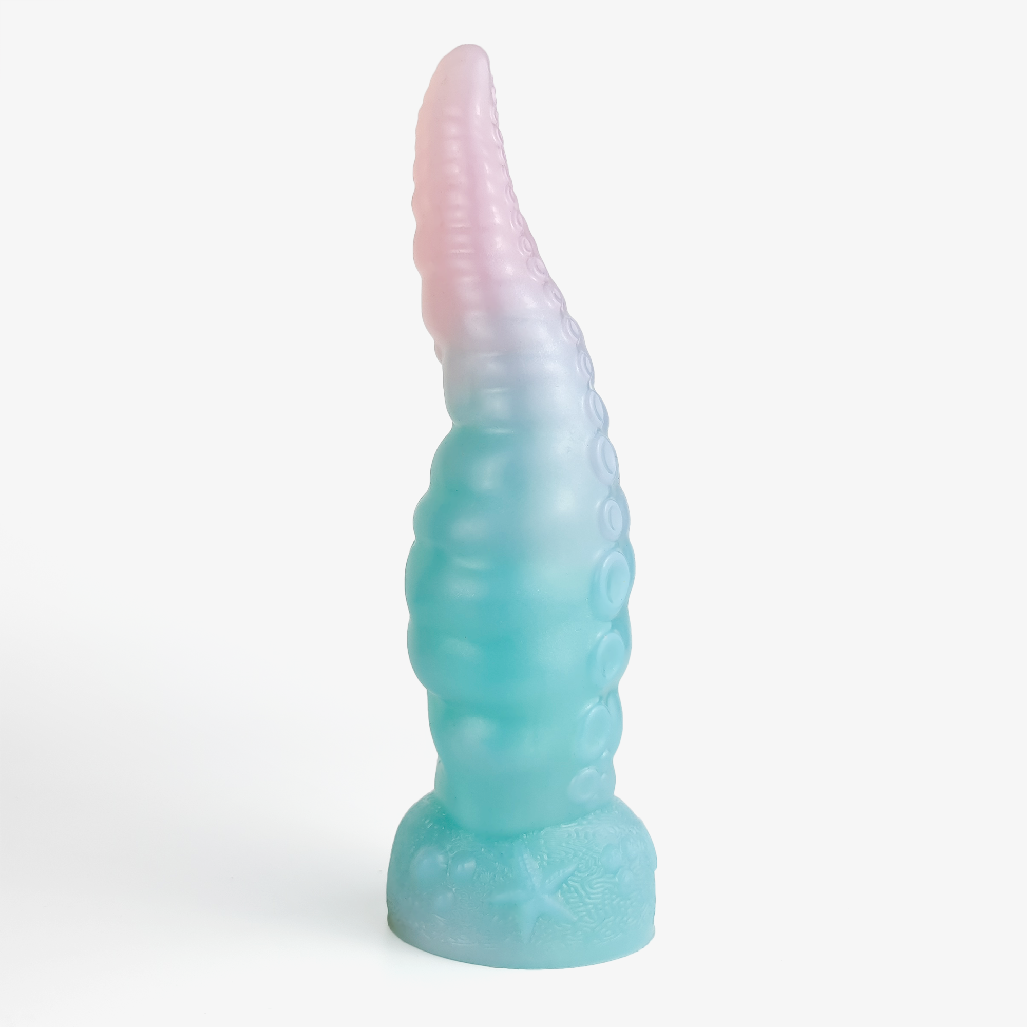 The tentacle: knot dildo side.